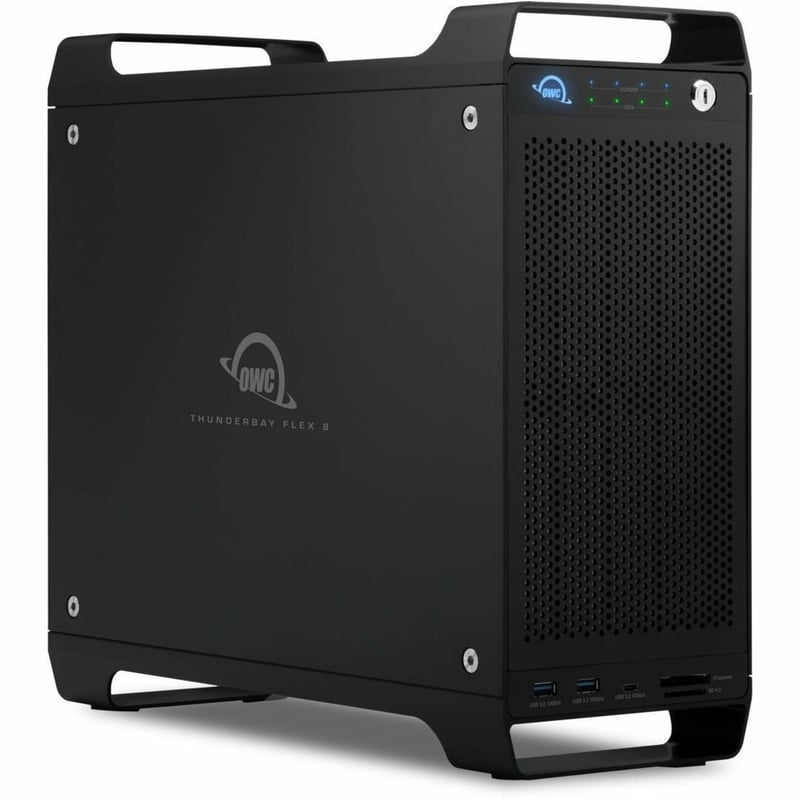 OWC THUNDERBAY FLEX 8 96TB STORAGE/DOCK/PCIE EXPANSION SOLUTION - THUNDERBOLT 40 - Thumbnail 1