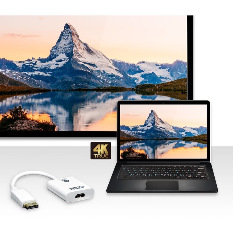 ATEN DisplayPort to True 4K HDMI Active Adapter - Thumbnail 2