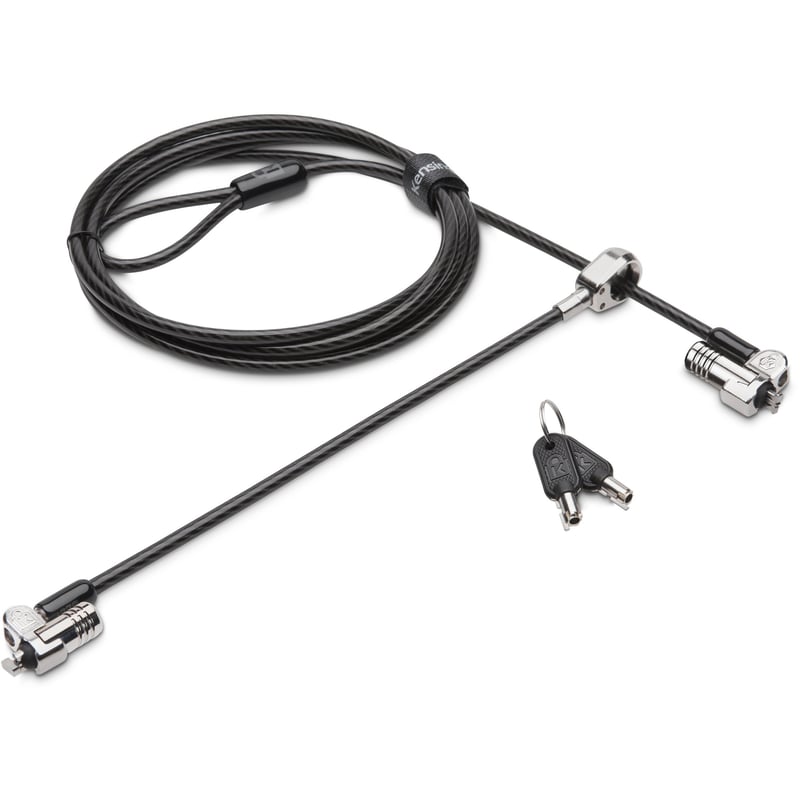 Kensington NanoSaver Keyed Dual Head Laptop Lock - Thumbnail 1