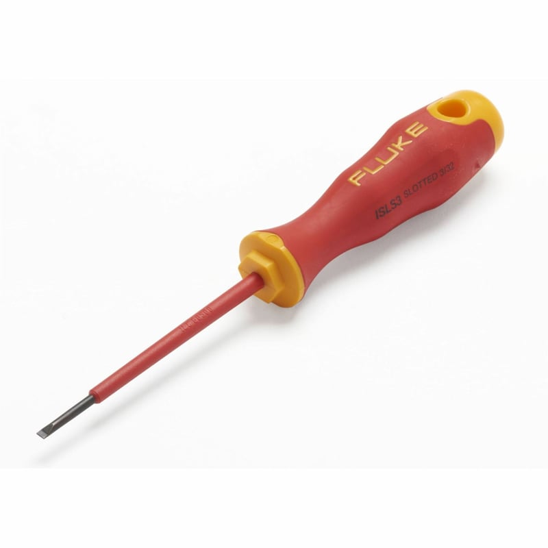 Fluke ISLS5 Insulated Slotted Screwdriver, 0.16 x 4" , 1000 V - Thumbnail 1