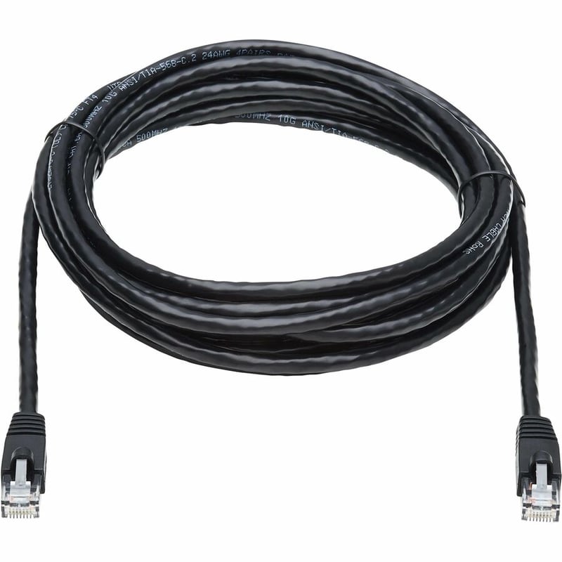 Eaton Tripp Lite Series Cat6a 10G Snagless UTP Ethernet Cable (RJ45 M/M), Black, 14 ft. (4.27 m) - Thumbnail 2