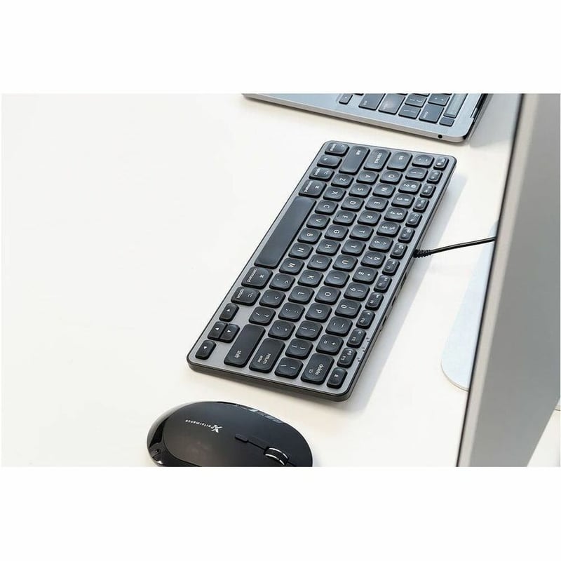 USB C A MAC KEYBOARD WITH HUB DUAL USB COMPACT - Thumbnail 5