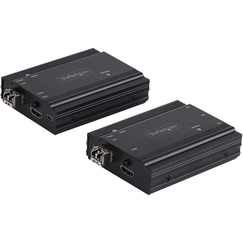 StarTech.com 4K HDMI KVM Extender over Fiber, HDMI Video & USB over Fiber, up to 984ft/300m (MultiMode), 10G MMF SFP+ Modules - Thumbnail 1