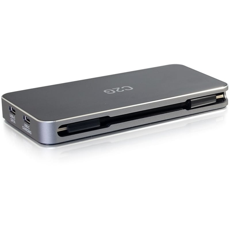 C2G USB C Docking Station - Dual Monitor Docking Station with 4K HDMI, DP, and VGA - Power Delivery up to 100W - Thumbnail 4