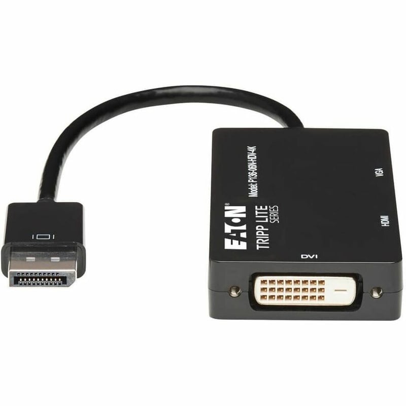 Tripp Lite by Eaton DisplayPort to VGA/DVI/HDMI All-in-One Converter Adapter DP ver 1.2 4K 30 Hz HDMI - Thumbnail 2