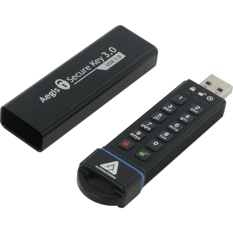 Apricorn Aegis Secure Key 3.0 - USB 3.0 Flash Drive - Thumbnail 1