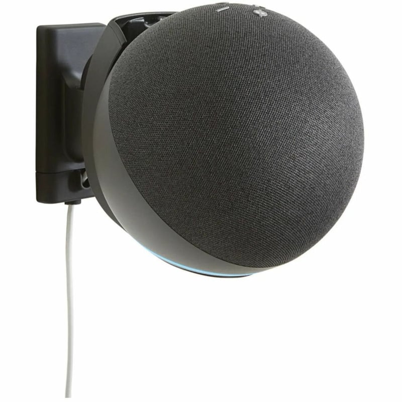 Sanus Tilt and Swivel Mount for Amazon Echo Dot (Gen 4) - Black - Thumbnail 1