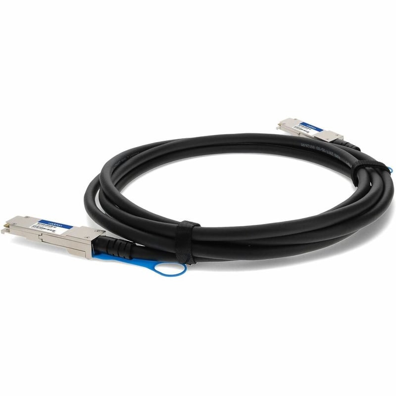 AddOn Mellanox® MCP1600-C02AE30L Compatible TAA Compliant 100GBase-CU QSFP28 Direct Attach Cable (Passive Twinax, 2.5m, 30AWG) - Thumbnail 3