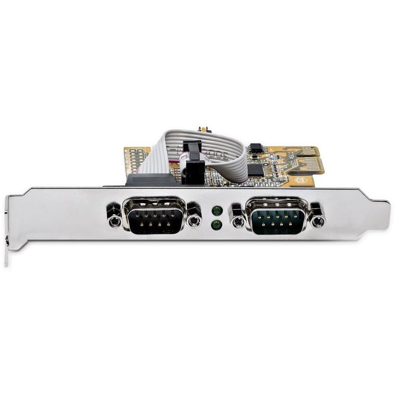 StarTech.com 2-Port PCI Express Serial Card, Dual Port PCIe to RS232 (DB9) Serial Card, 16C1050 UART, COM Retention, Windows & Linux - Thumbnail 3
