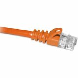 ENET Cat6a Orange 10 Foot Patch Cable with Snagless Molded Boot (UTP) High-Quality Network Patch Cable RJ45 to RJ45 - 10Ft