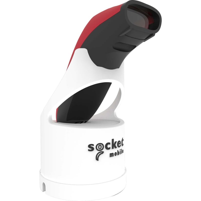 Socket Mobile SocketScan® S740, Universal Barcode Scanner, Red & White Dock - Thumbnail 2