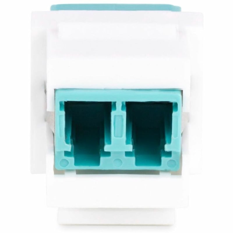 StarTech.com LC to LC Coupler, LC Fiber Coupler, LC/UPC Duplex Keystone Jack, Fiber Optic Keystone Coupler for Patch Panel - Thumbnail 3