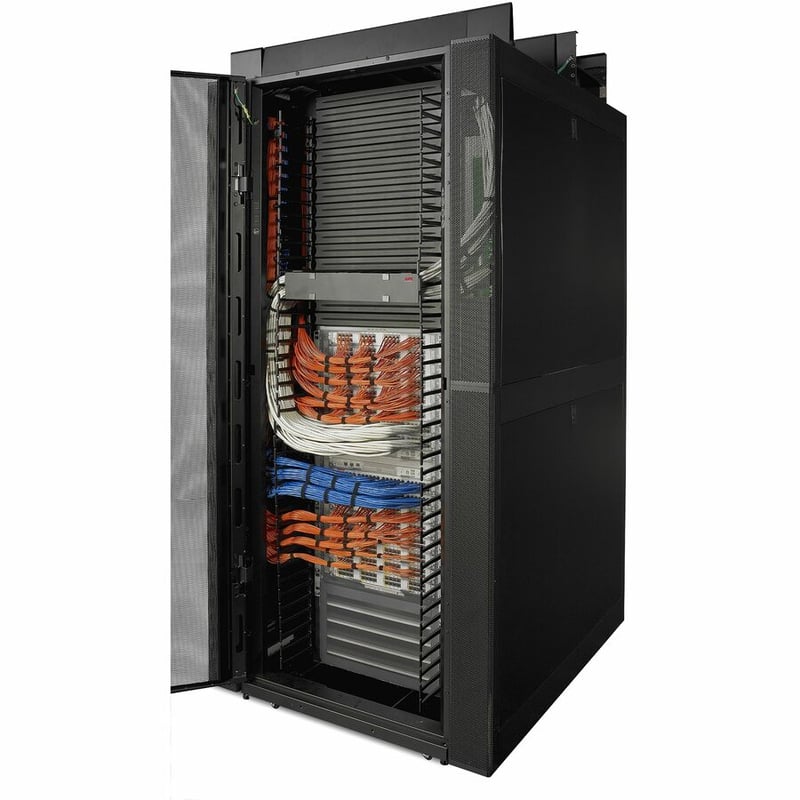 APC by Schneider Electric Vertical Cable Manager for NetShelter SX Networking Enclosures (Qty 4) - Thumbnail 2