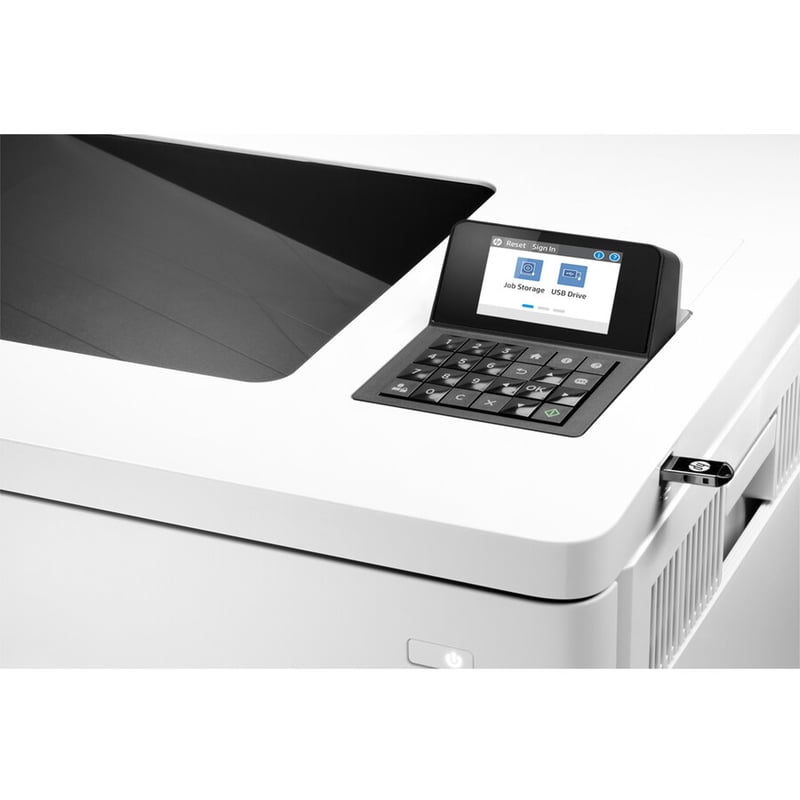 HP LaserJet Enterprise M554 M554dn Desktop Laser Printer - Color - Thumbnail 2