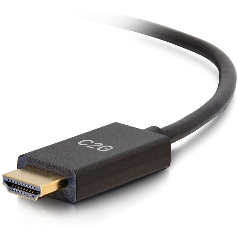 C2G 6ft Mini DisplayPort to HDMI Cable - Mini DP to HDMI Adapter - DisplayPort 1.2a HDMI 1.4b - 4K 30Hz - M/M - Thumbnail 3