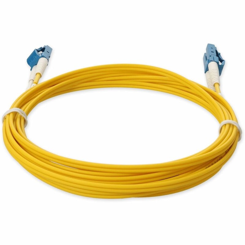 AddOn 6m LC to LC Yellow OS2 Duplex LSZH SMF Fiber Patch Cable - Thumbnail 4