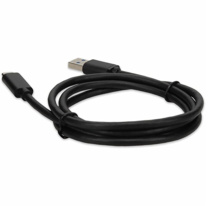AddOn 1m USB 3.1 (C) Male to USB 3.0 (A) Male Black Cable - Thumbnail 3
