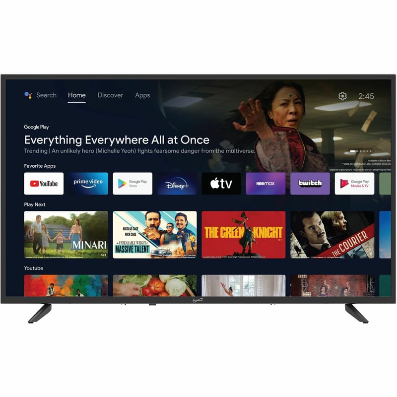 Supersonic 43" Smart LED-LCD TV - HDTV - Black - Thumbnail 1