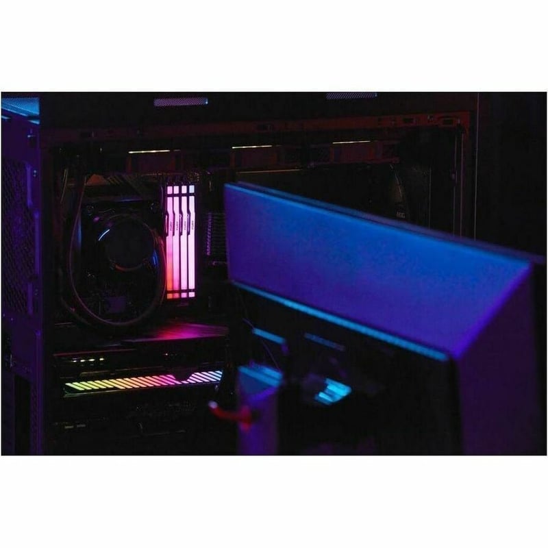 32GB 6000MT/S DDR5 CL30 DIMM FURY BEAST WHITE RGB EXPO - Thumbnail 4