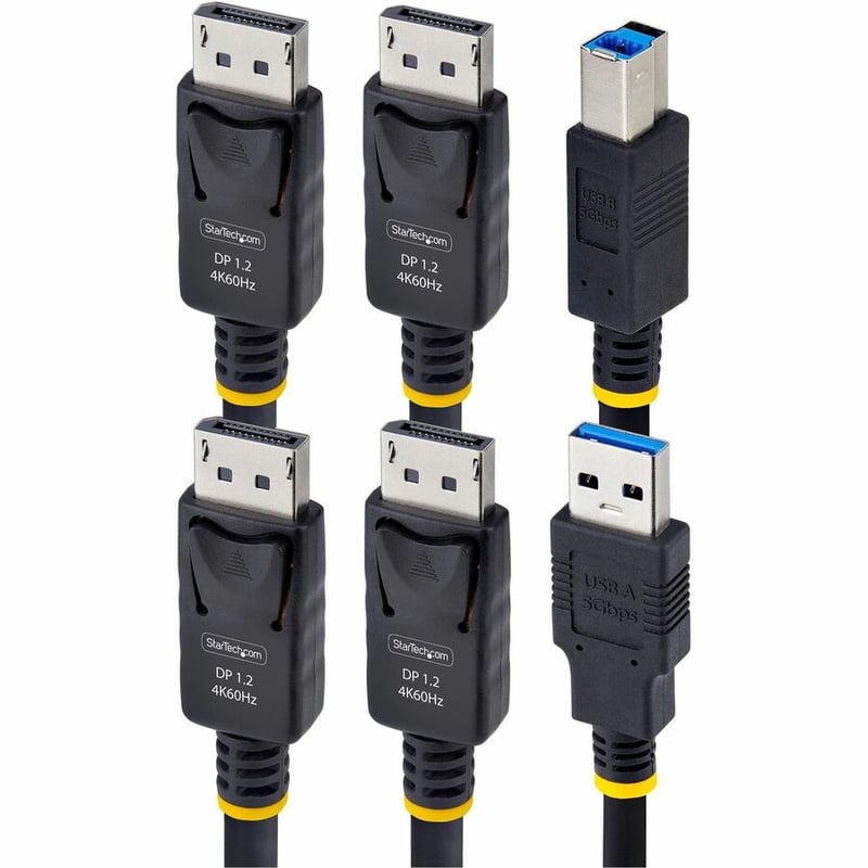 6FT DUAL-DP/USB KVM CABLE - FOR DUAL-MONITOR DISPLAYPORT KVM - Thumbnail 2