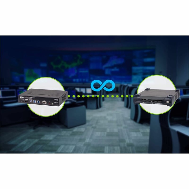 ATEN 5K DisplayPort Dual Display KVM over IP Receiver - Thumbnail 3