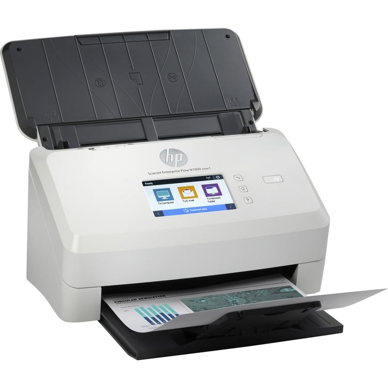 HP Scanjet Enterprise Flow N7000 snwl Sheetfed Scanner - 600 x 600 dpi Optical - Thumbnail 4