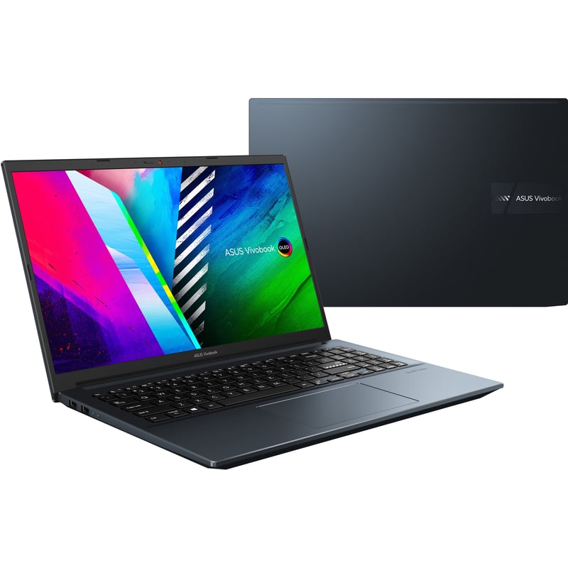 Asus Vivobook Pro 15 OLED M3500 M3500QC-DS71 15.6" Notebook - Full HD - AMD Ryzen 7 5800H - 16 GB - 512 GB SSD - Quiet Blue - Thumbnail 1