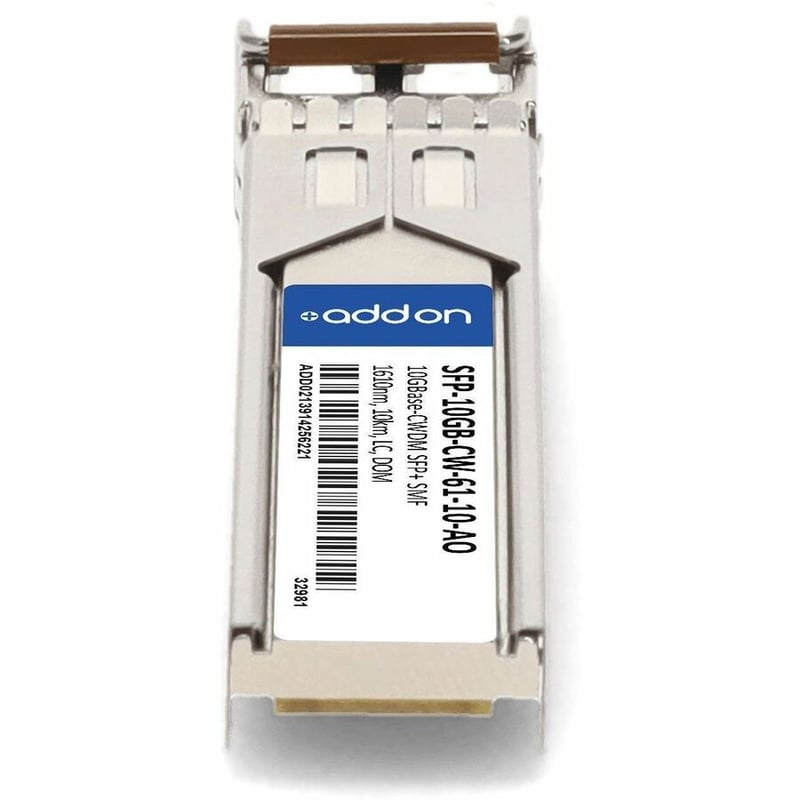 AddOn MSA and TAA 10GBase-CWDM SFP+ Transceiver (SMF, 1610nm, 10km, LC, DOM) - Thumbnail 4