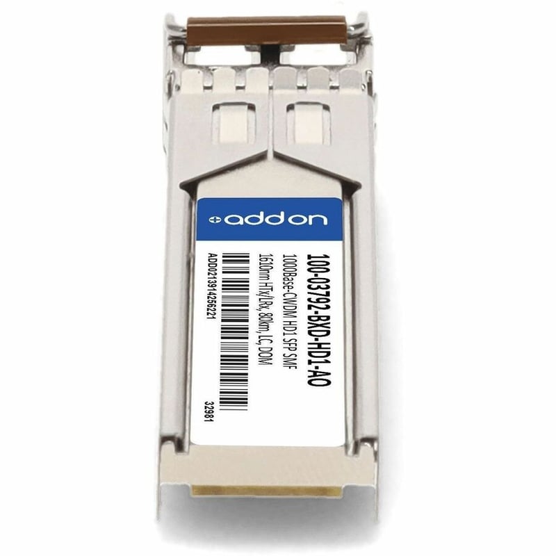 AddOn Calix® 100-03792-BXD-HD1 Compatible TAA 1000Base-CWDM HD1 SFP Transceiver (SMF, 1610nm HTx/LRx, 80km, LC, DOM) - Thumbnail 4
