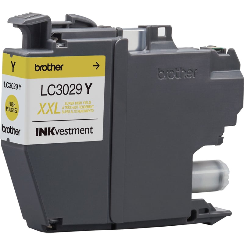 Brother Genuine LC3029Y INKvestment Super High Yield Yellow Ink Cartridge - Thumbnail 1