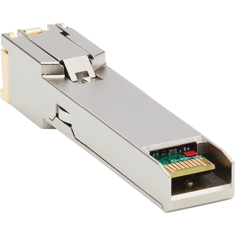 Tripp Lite by Eaton Cisco-Compatible GLC-TE SFP Transceiver - 10/100/1000Base-TX Copper RJ45 Cat6 328.08 ft. (100 m) - Thumbnail 4