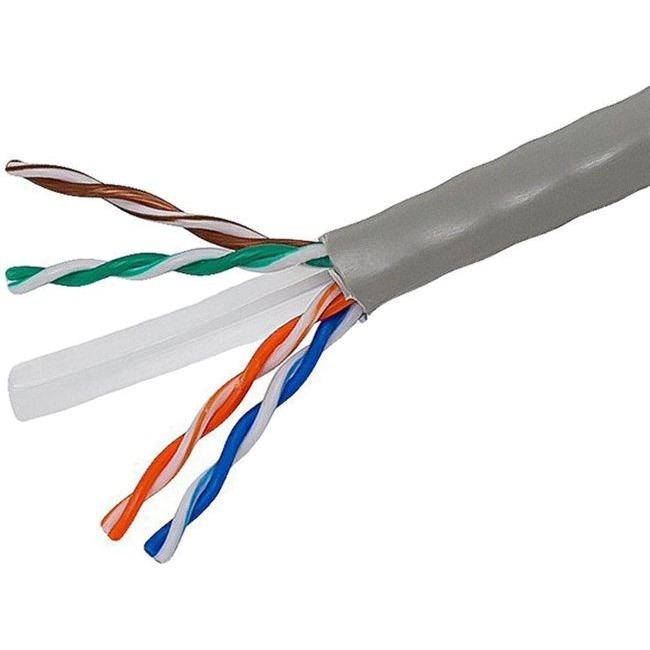 4XEM 1000 ft Roll Grey Cat6 Stranded CM-Rated For In-Wall Use - Thumbnail 1