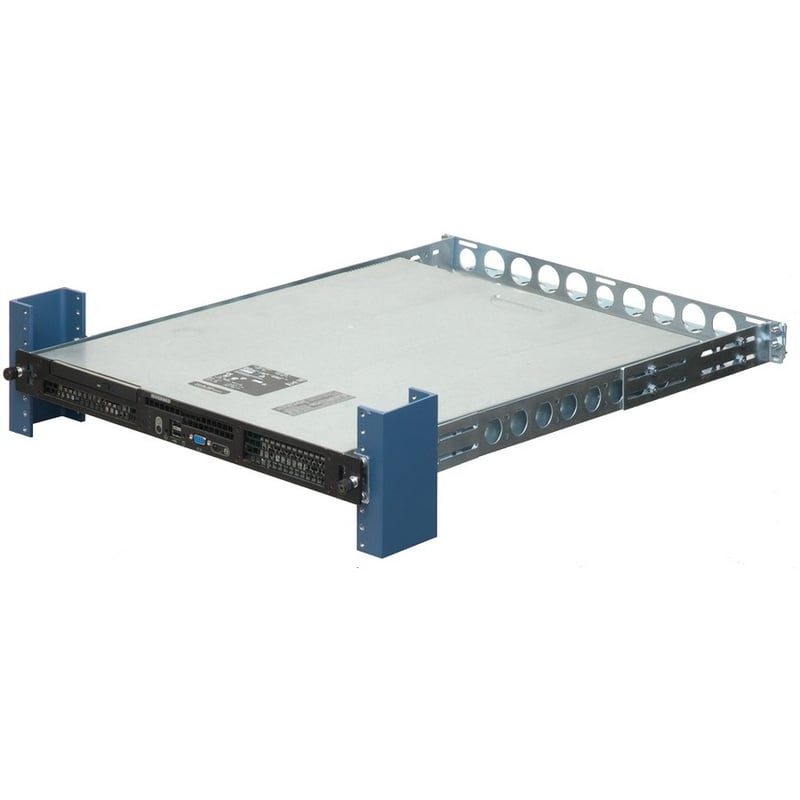 Rack Solutions 1U 2Post Universal Rail with Wirebar - Thumbnail 5