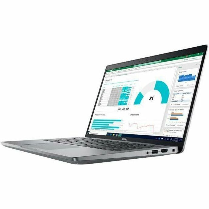 Dell Precision 3000 3490 14" Touchscreen Mobile Workstation - Full HD - 60 Hz - Intel Core Ultra 7 165H - vPro Technology - 32 GB - 512 GB SSD - Gray - Thumbnail 5