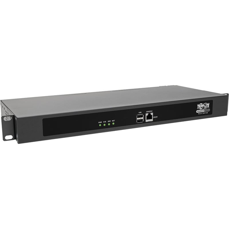 Eaton Tripp Lite Series 48-Port Serial Console Server, USB Ports (2) - Dual GbE NIC, 4 Gb Flash, Desktop/1U Rack, CE, TAA - Thumbnail 2