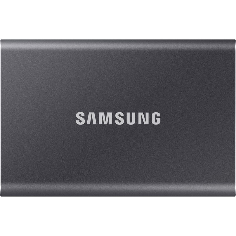 Samsung T7 MU-PC2T0T/WW 2 TB Portable Solid State Drive - External - PCI Express NVMe - Titan Gray - Thumbnail 2