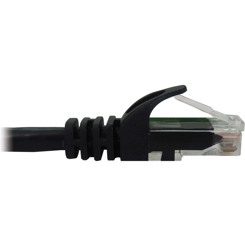 Eaton Tripp Lite Series Cat6a 10G Snagless Molded UTP Ethernet Cable (RJ45 M/M), PoE, Black, 2 ft. (0.6 m) - Thumbnail 4