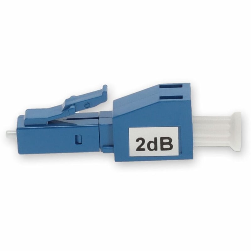AddOn 2dB fixed LC Male to LC Female OS1 SMF Simplex Fiber Attenuator - Thumbnail 2