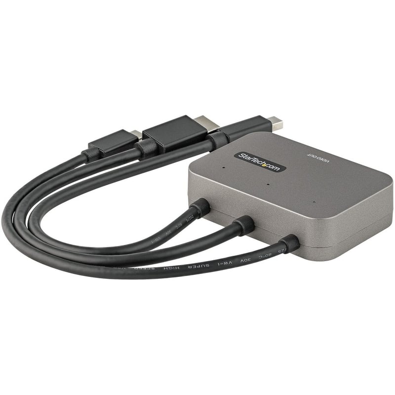 StarTech.com 3-in-1 Multiport to HDMI Adapter, 4K 60Hz USB-C, HDMI or Mini DP to HDMI Video Converter, Conference Room Digital AV Adapter - Thumbnail 4