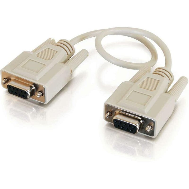 1FT DB9 NULL MODEM CABLE F/F - Thumbnail 3
