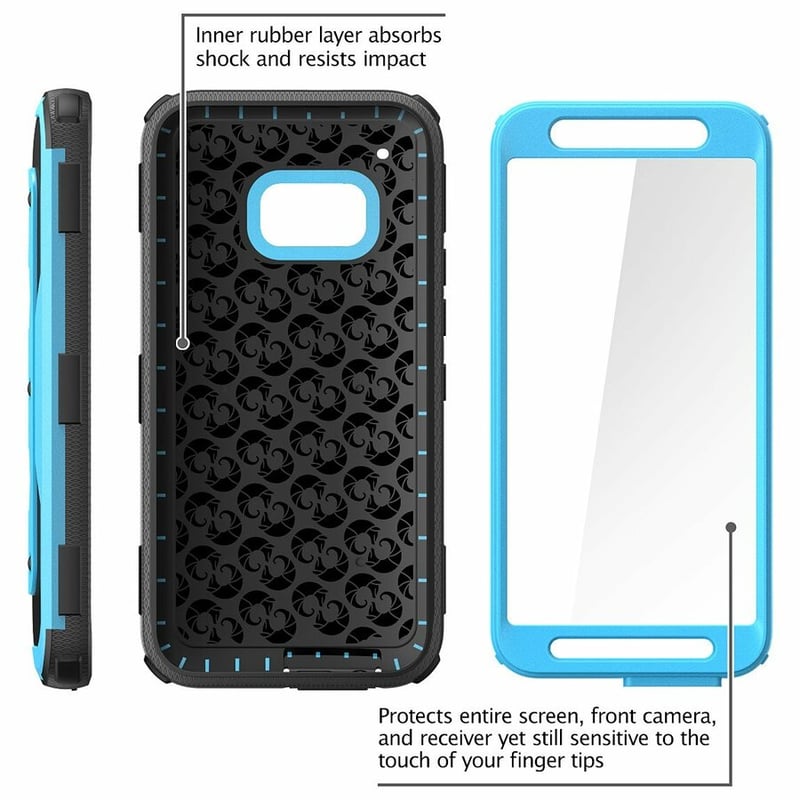 HTC ONE M9 ARMORBOX CASE - BLUE - Thumbnail 2