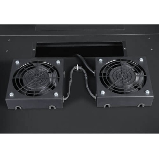 Tripp Lite by Eaton SmartRack Wall-Mount Roof Fan Kit - 2-120V high-performance fans; 210 CFM; 5-15P plug - Thumbnail 5