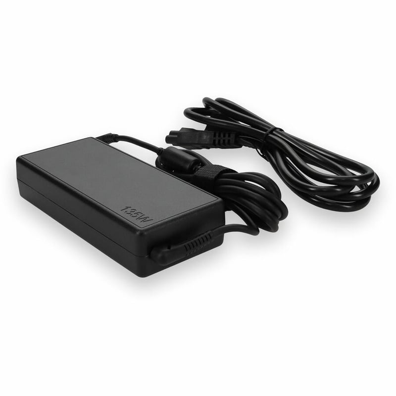 Lenovo 4X20E50558 Compatible 135W 20V at 6.75A Black Slim Tip Laptop Power Adapter and Cable - Thumbnail 3