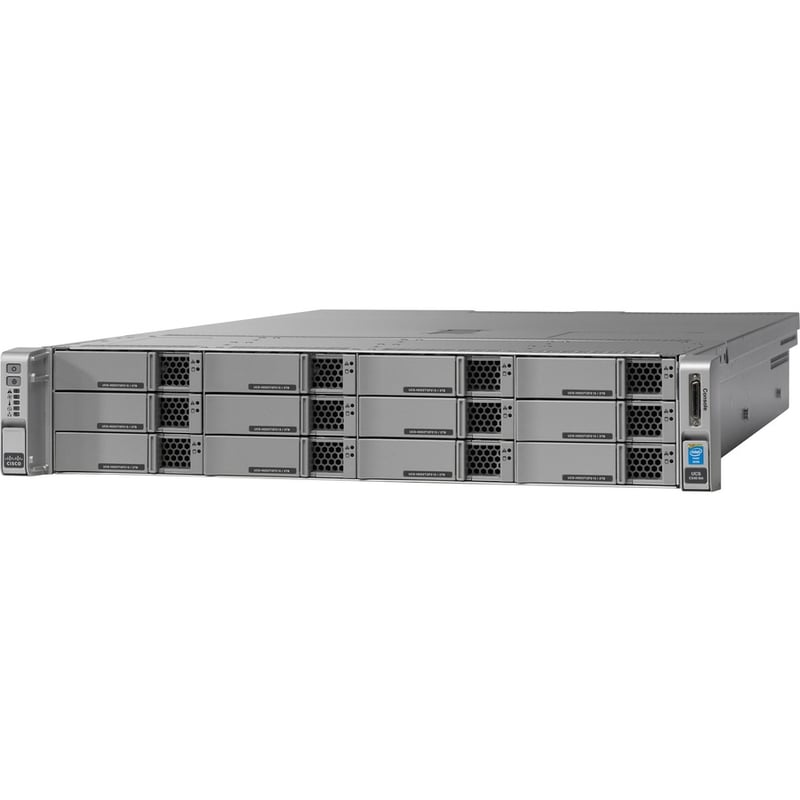 Cisco C240 M4 2U Rack Server - 2 x Intel Xeon E5-2630 v3 2.40 GHz - 128 GB RAM - Serial ATA Controller - Thumbnail 3