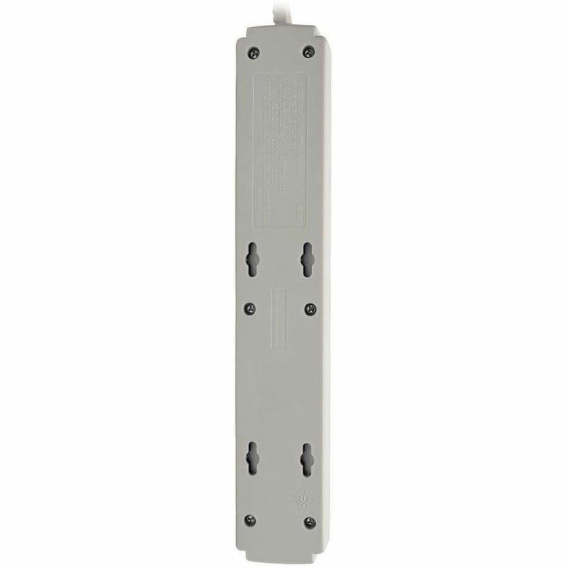 Tripp Lite by Eaton Protect It! 6-Outlet Surge Protector 4 ft. (1.22 m) Cord 790 Joules Diagnostic LED Light Gray Housing - Thumbnail 2