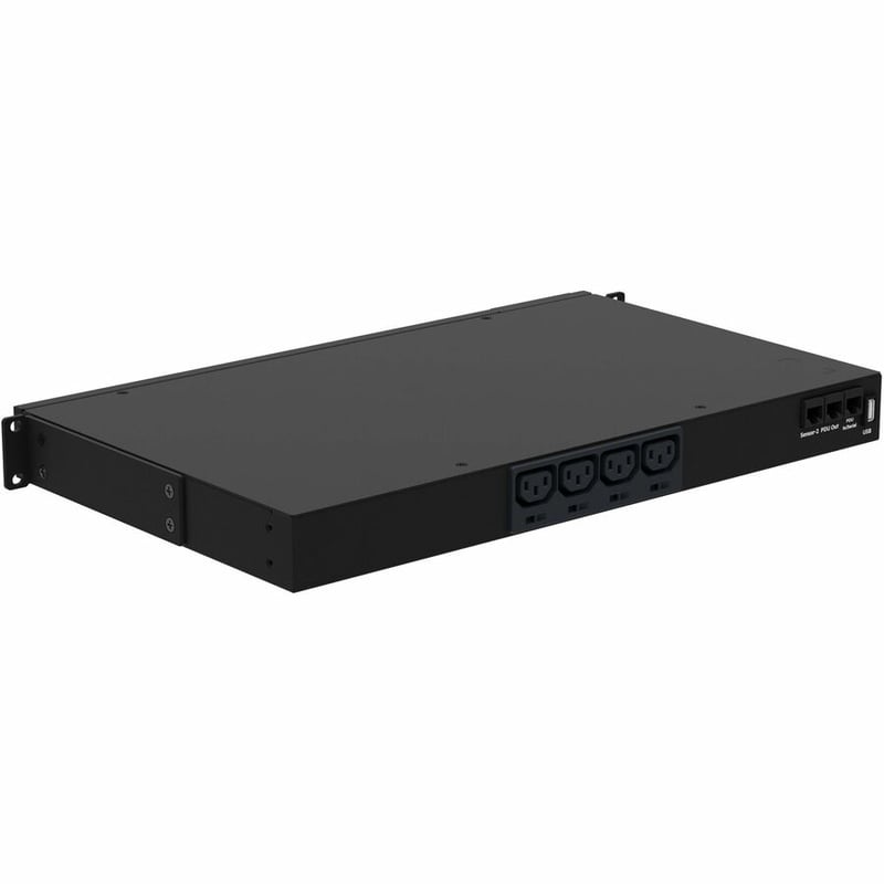 MI PDU 16AMP (12)C13 IEC 603 PERFORATED 800MM X 52RU BLACK - Thumbnail 2
