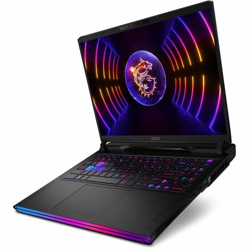 MSI Raider GE68 HX 13V Raider GE68HX 13VF-062US 16" Gaming Notebook - Full HD Plus - 1920 x 1200 - Intel Core i9 13th Gen i9-13950HX Tetracosa-core (24 Core) 2.20 GHz - 32 GB Total RAM - 1 TB SSD - Core Black - Thumbnail 4