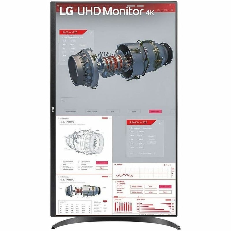 LG 32BR55U-B 32" Class 4K UHD LCD Monitor - 16:9