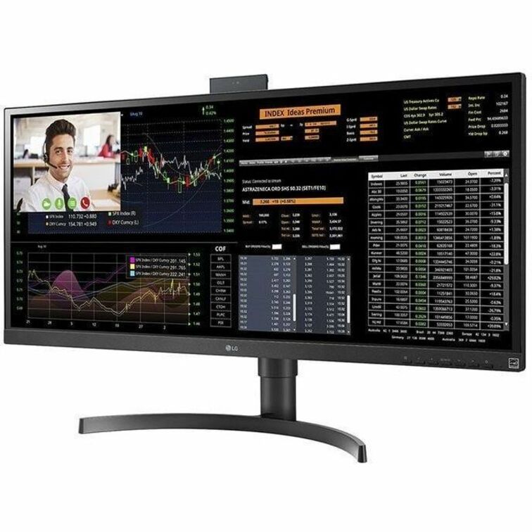 LG 34CN650N-6A All-in-One Thin Client - Intel Celeron J4105 Quad-core (4 Core) 1.50 GHz - Black - Thumbnail 2