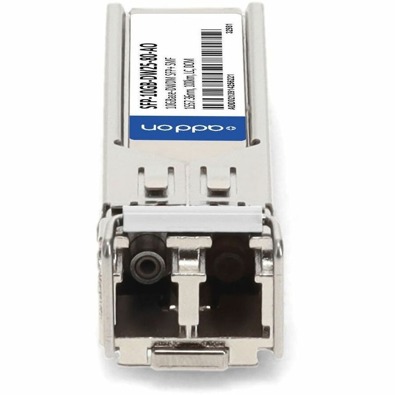 AddOn MSA and TAA 10GBase-DWDM SFP+ Transceiver C-Band 100GHz (SMF, 1557.36nm, 80km, LC, DOM)
